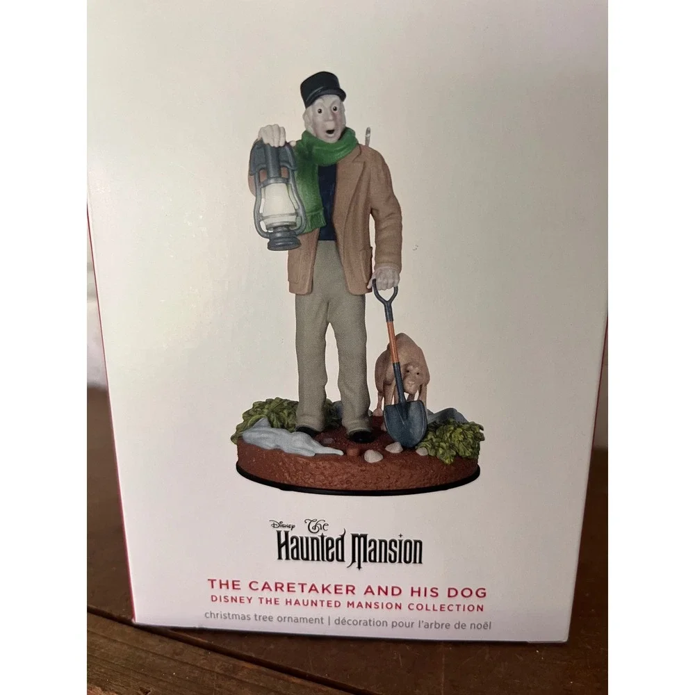 2024 Hallmark Keepsake Ornament Disney Haunted Mansion The Caretaker and His Dog